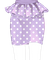 ぺプラムドットスカート