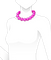 ピンクビジューネックレス