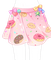 いちごドーナツスカート