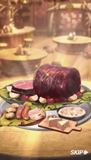 豪華料理の演出