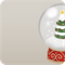 聖誕假期雪花球