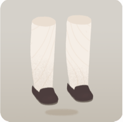 シンプルな革靴