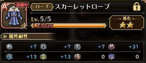 スカーレットローブ