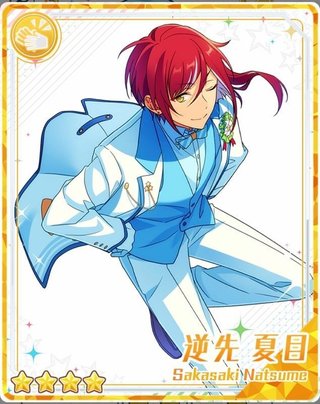 【2025年】高評価レビューアイテム特集 三周年記念］逆先 夏目 - あんスタ！保管庫 | Gamerch ピンズ・ピンバッジ・缶バッジ