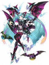 機響ミクのイラスト