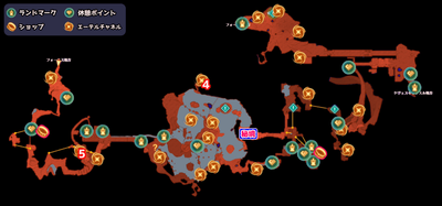 ペンテラス地方の全体図