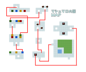 マシュマロの国のマップ