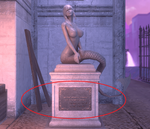 人魚像を調べると知識を獲得