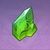 成長のエメラルド・塊