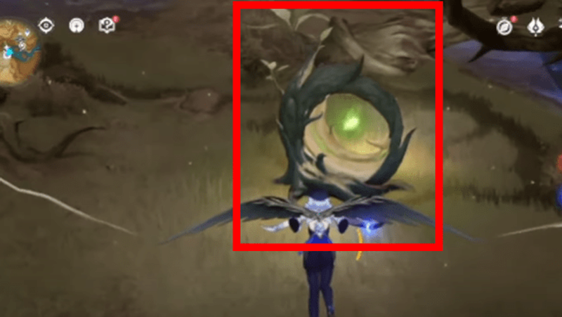 霊谷木の残霊の場所