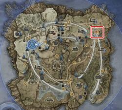 闇に飲まれた黄金カバの位置