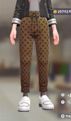 パターンジャージパンツ