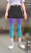 グラデ8分丈レギンス