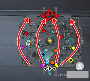 デッドロックのマップ